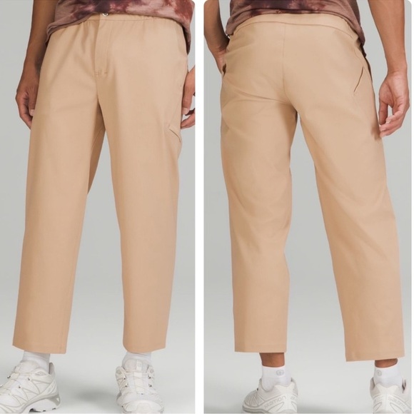 Lululemon lab Wool-Blend Casual Pant 26" Pelt Cafe Lait Men's Size 32 - Picture 1 of 9